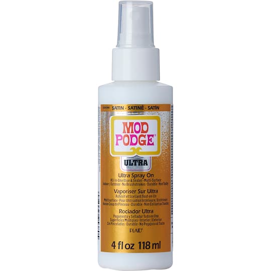 Michaels, Mod Podge® All-in-One Ultra Spray-On Glue & Sealer – Category: Formulas